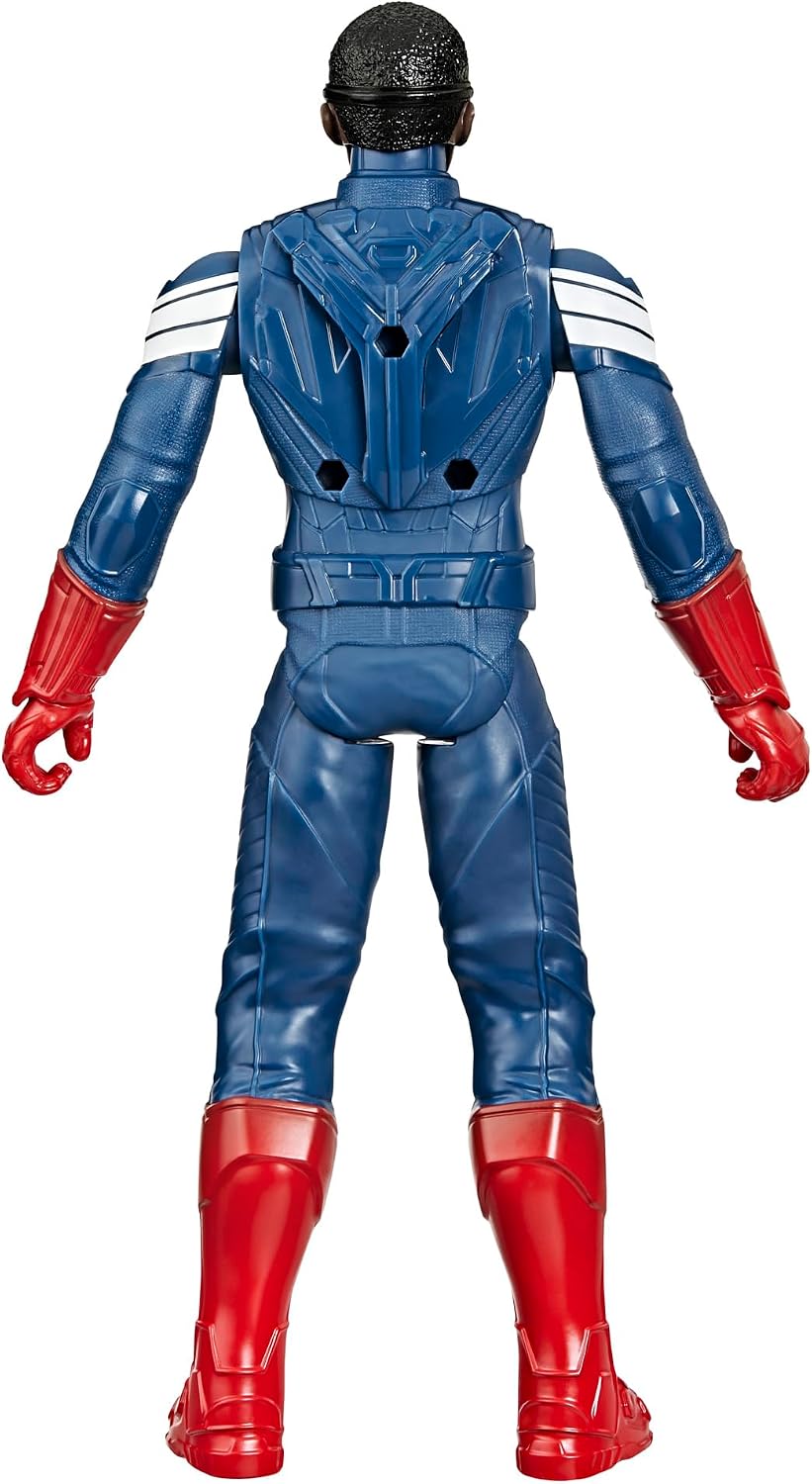 Detalle 2 de Marvel Titan Hero Captain America 30 cm 🧑🚀