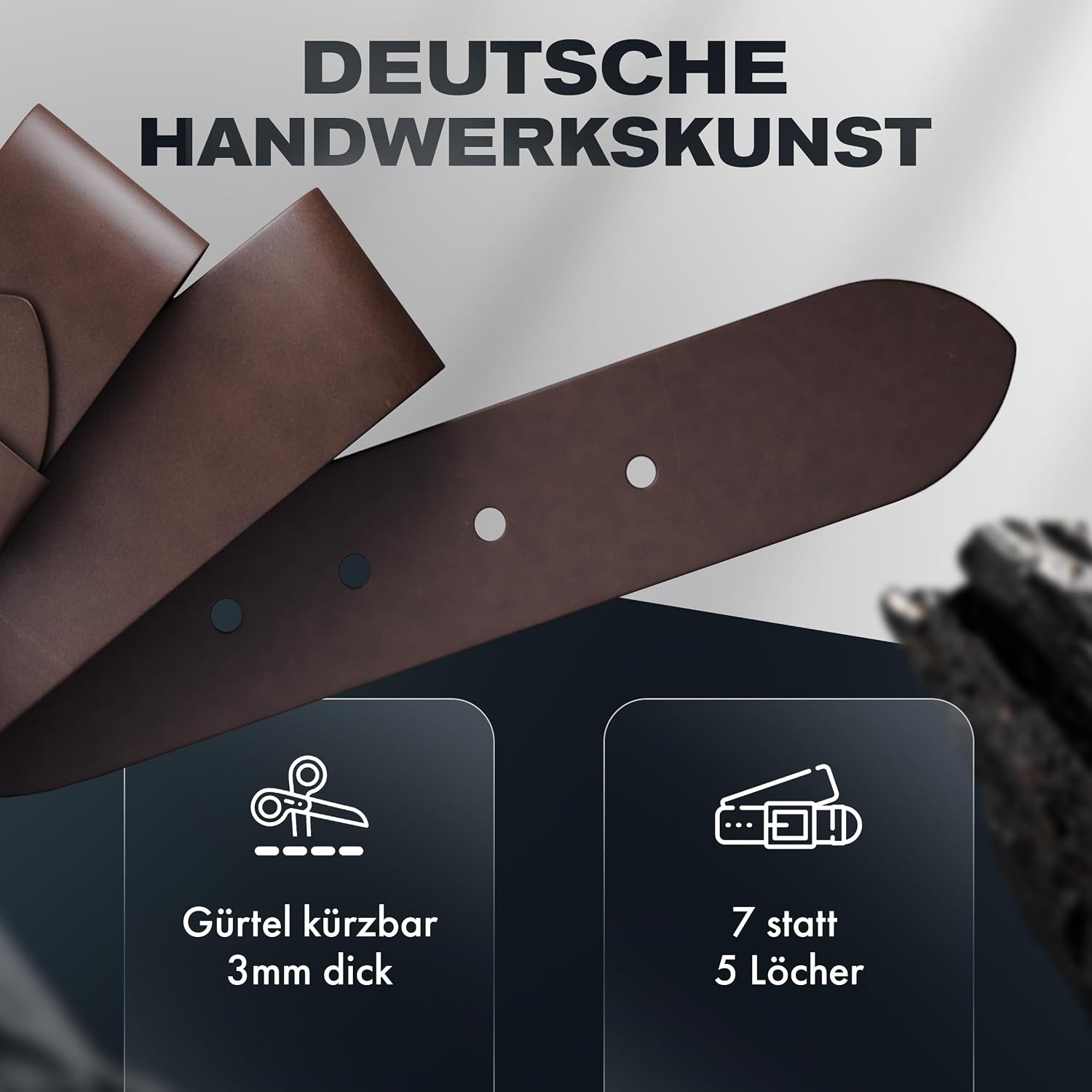 Thumbnail 4 de Cartvelli Premium Ledergürtel Herren 40mm