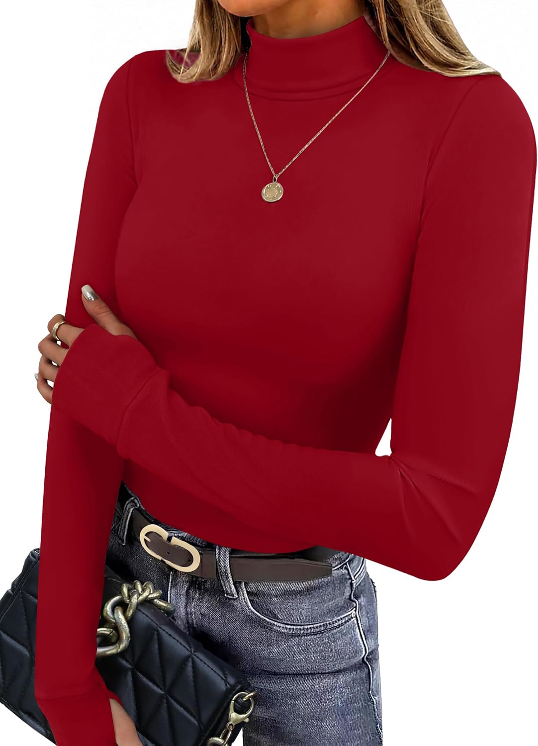 Thumbnail 4 de Sampeel Women's Turtleneck Top, Fleece-Lined