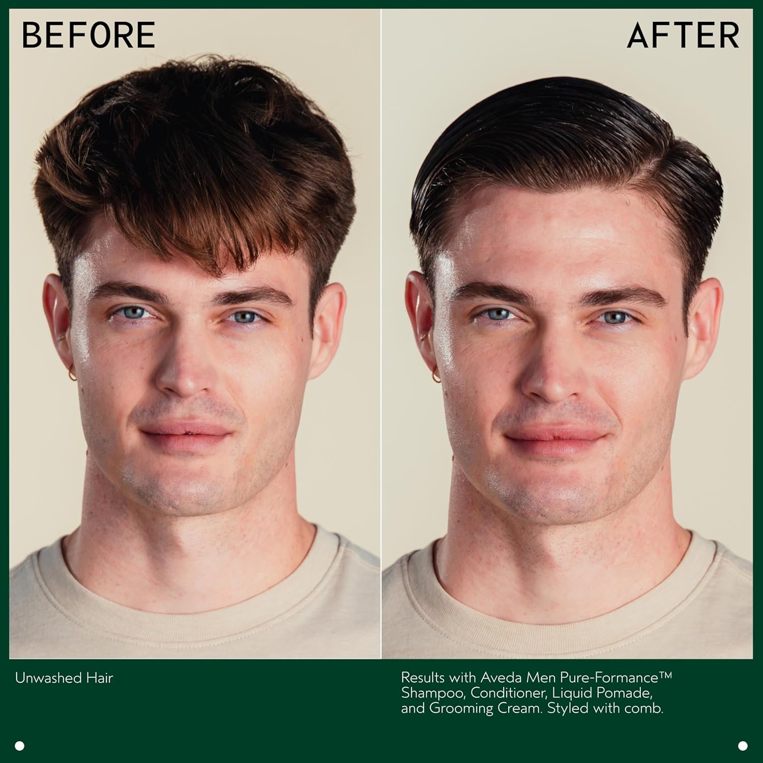Detalle de Aveda Men Pure-Formance Grooming Cream — Medium Hold, Moisture & Shine (125ml)