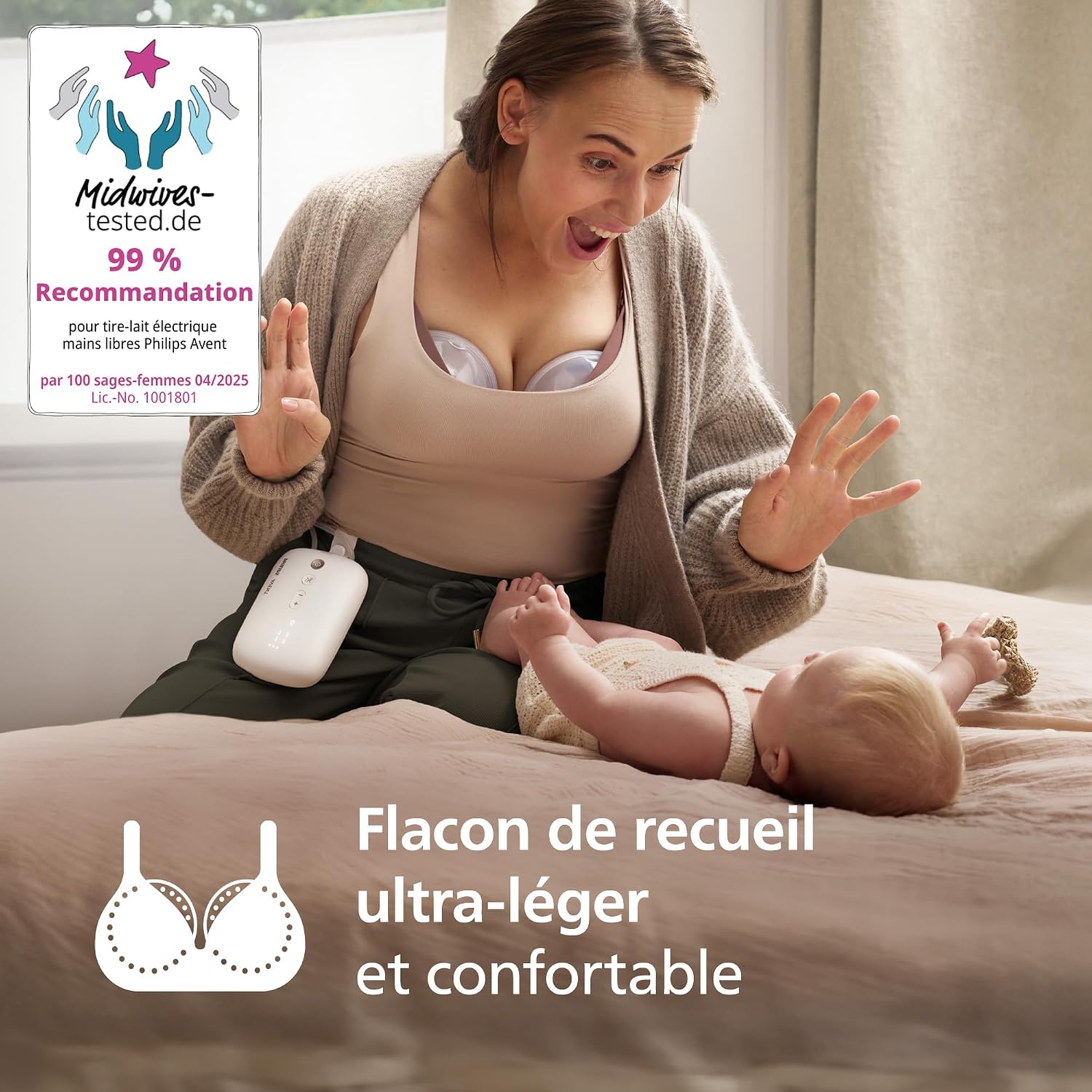 Thumbnail 3 de Philips Avent SCD553/11 Tire-lait mains libres