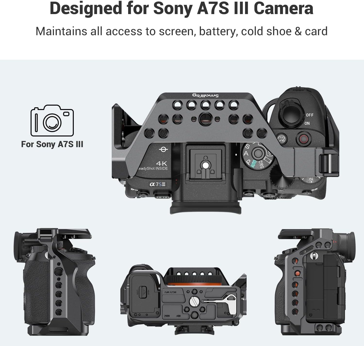 Thumbnail 2 de SMALLRIG A1 Cage 2999 Sony A1/A7SIII