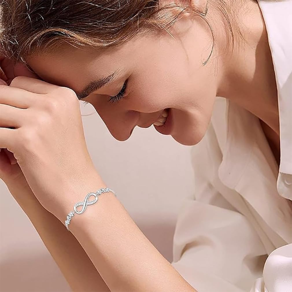 Detalle de Apocalyptic-K Zirkonia Armband für Frauen – verstellbares Tennisarmband mit 6A Cubic Zirconia
