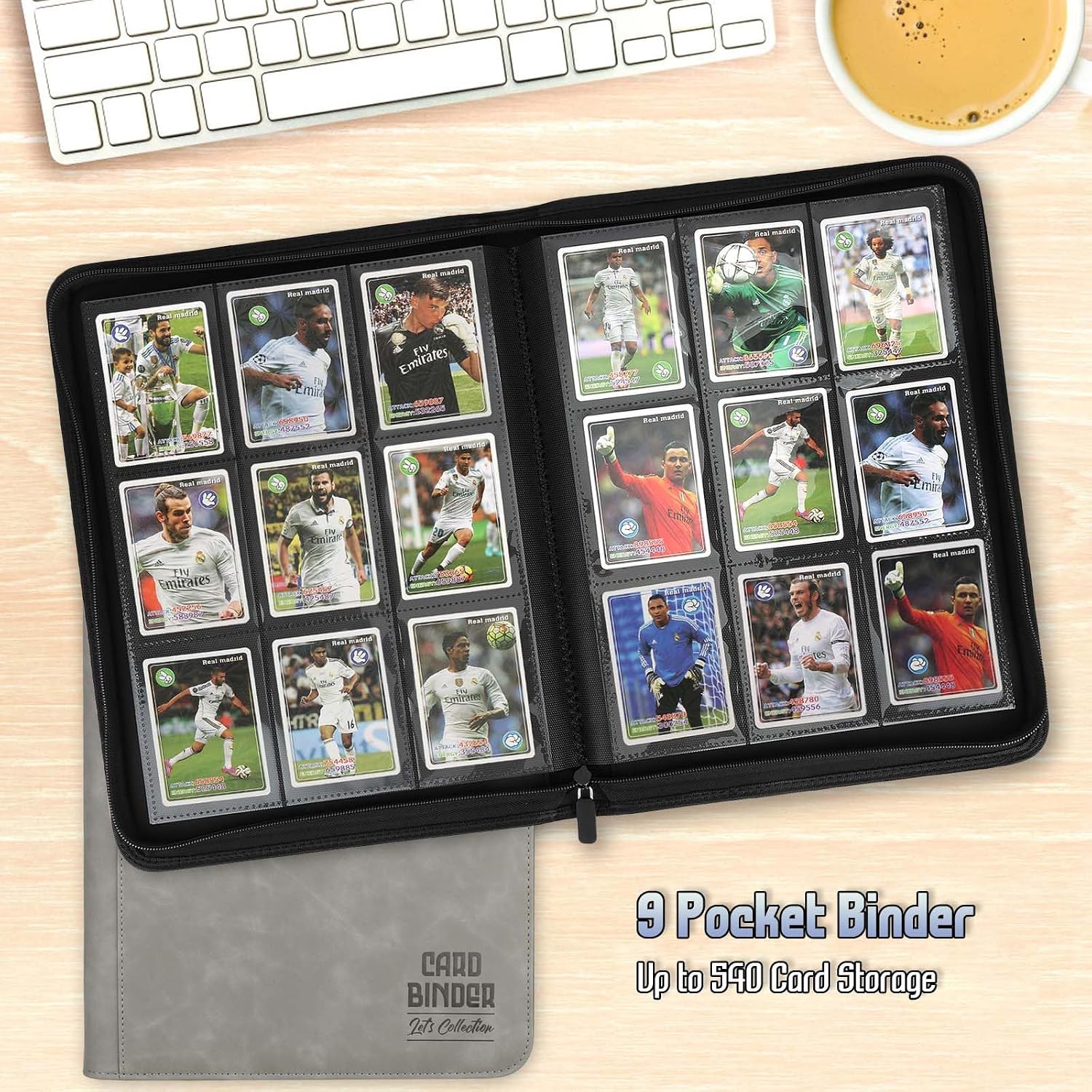 Detalle 2 de Trading Card Binder 540-Pocket PU Leather