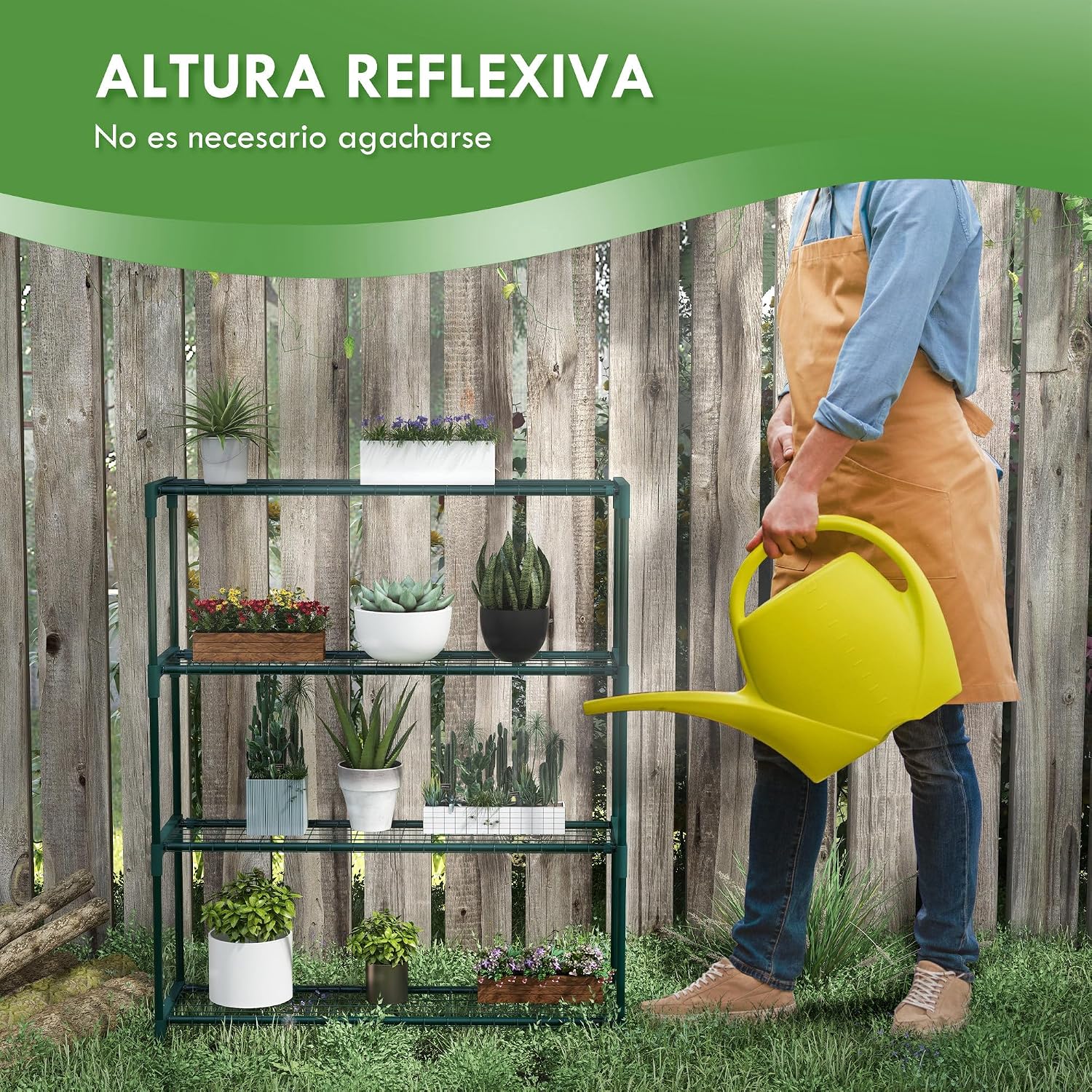 Thumbnail 4 de Outsunny Estantería para Plantas 4 niveles