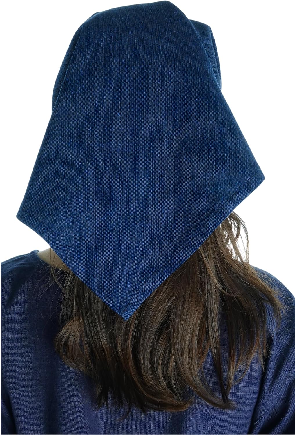 Detalle de HEMAD Laudamie Medieval Headscarf sku-bh-0207, Cotton, Blue, One Size
