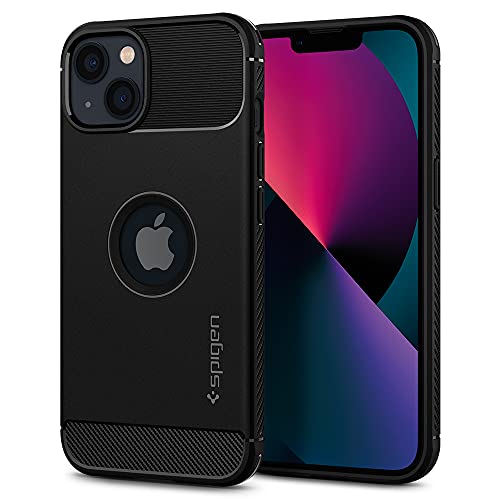 Detalle de Spigen Rugged Armor iPhone 13 coque noire mat