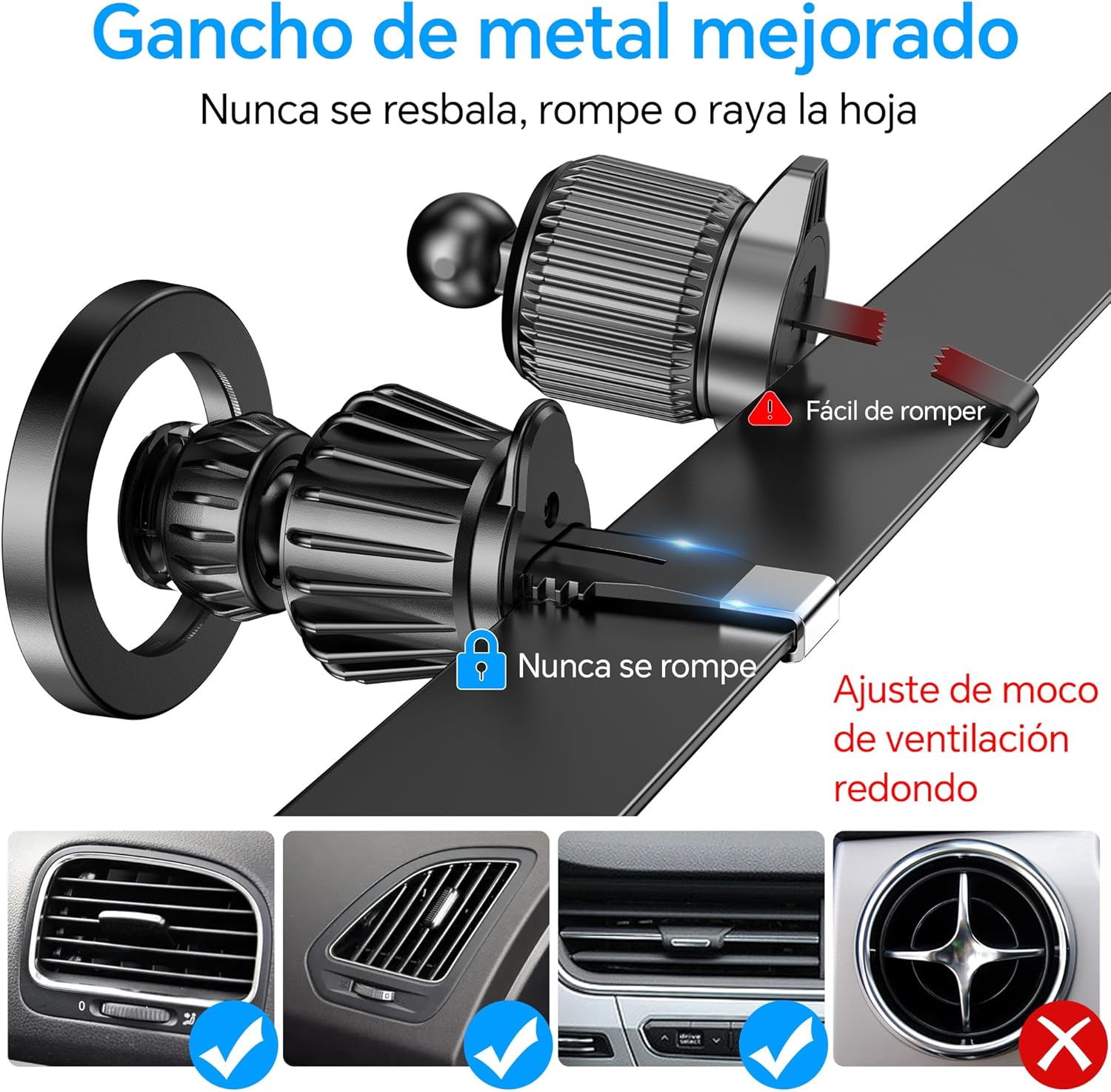 Thumbnail 6 de Coolpow Soporte Magnético Coche MagSafe 360°