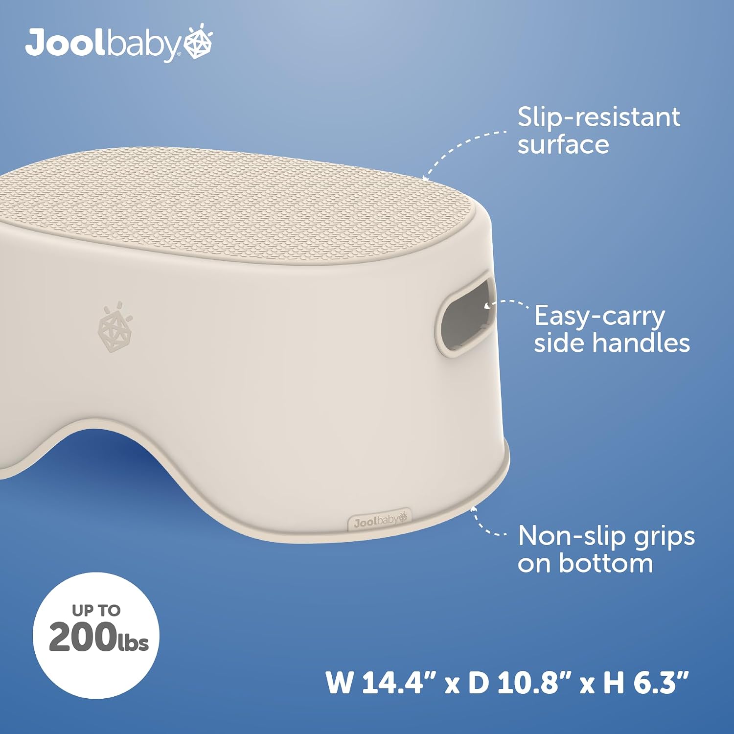 Detalle 2 de Jool Baby Kids Step Stool, Oatmeal