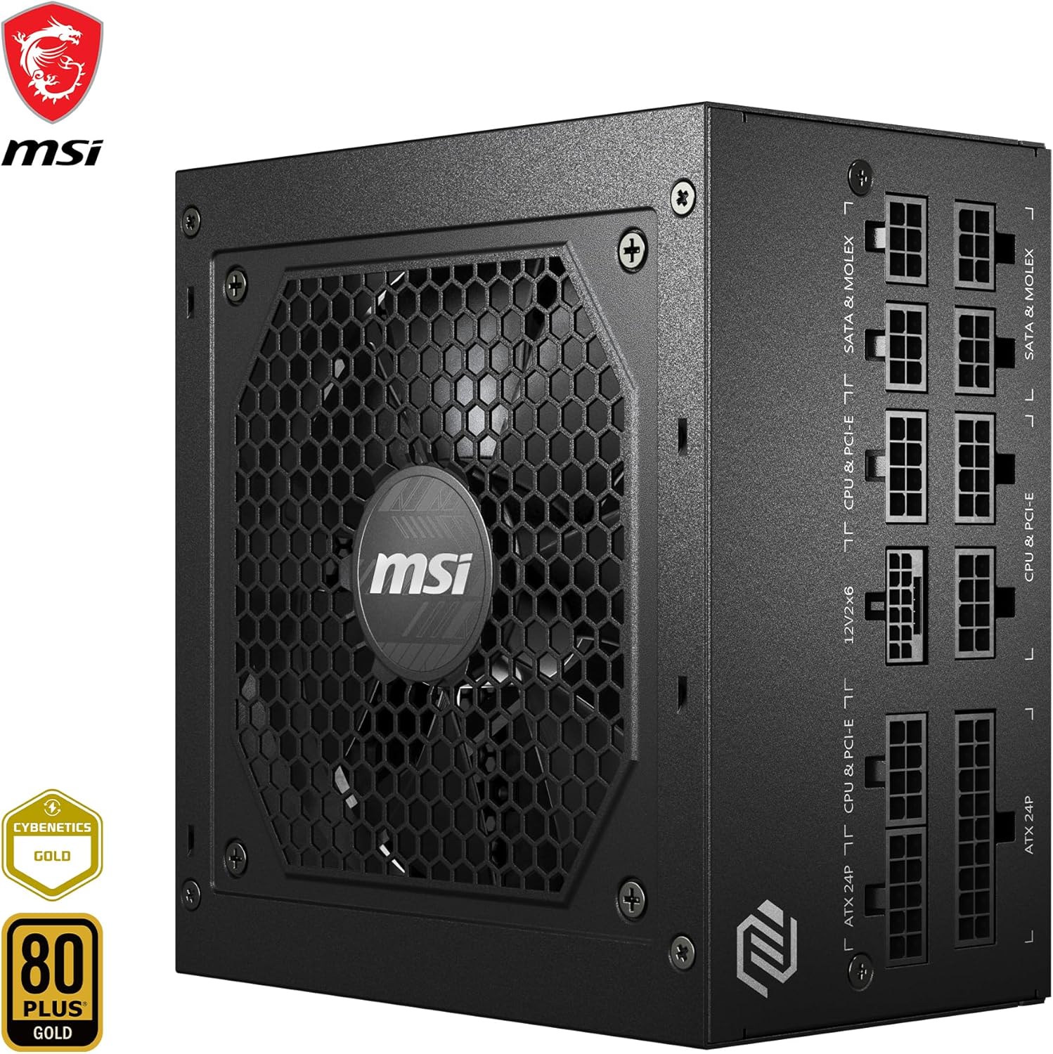 Thumbnail 2 de MSI MAG A750GL: PSU ATX 3.0 da 750W con PCIe 5.0 e modularità completa