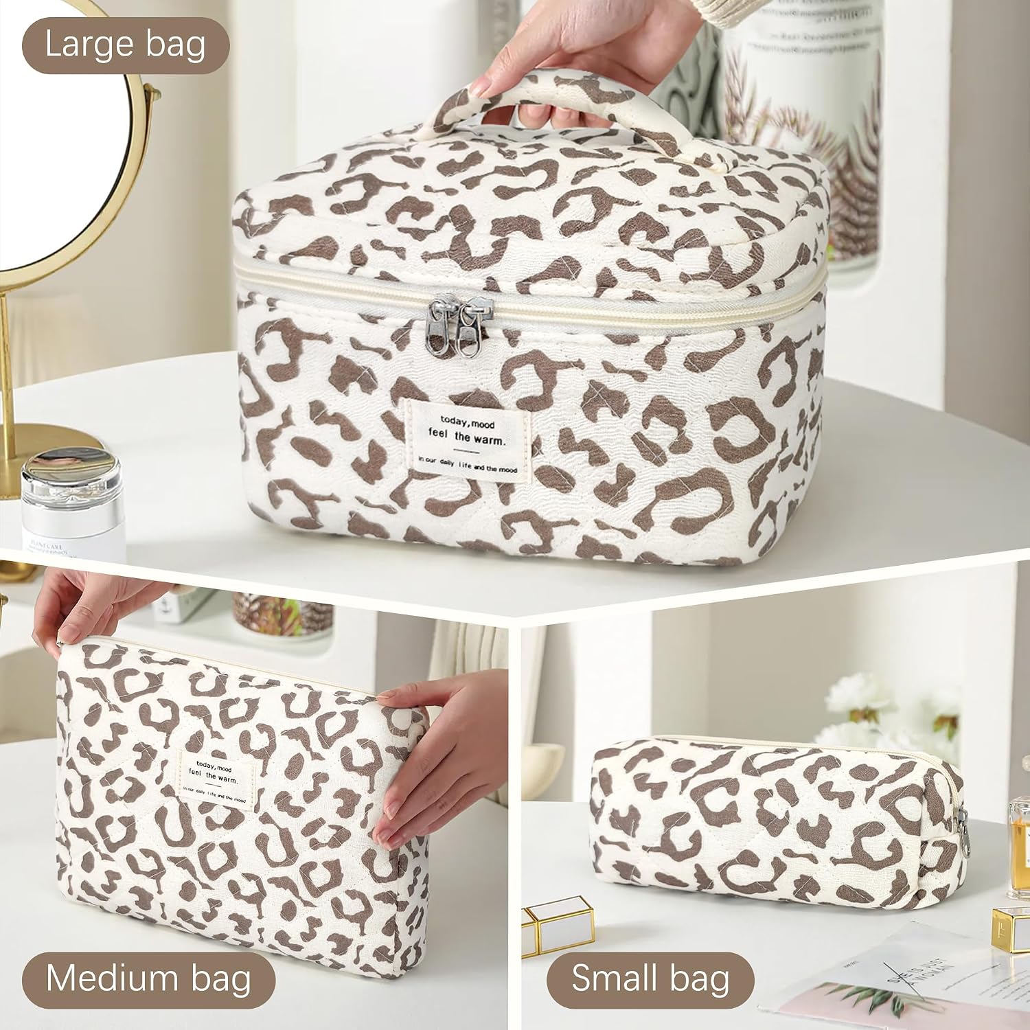 Detalle 2 de YMIFEEY Kosmetiktasche Set 3 Stück