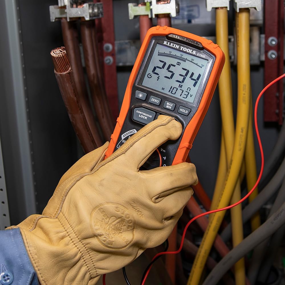 Thumbnail 6 de Klein Tools ET600 Mégohmmètre — Test d'isolation jusqu’à 4000 MΩ et mesures précis</>