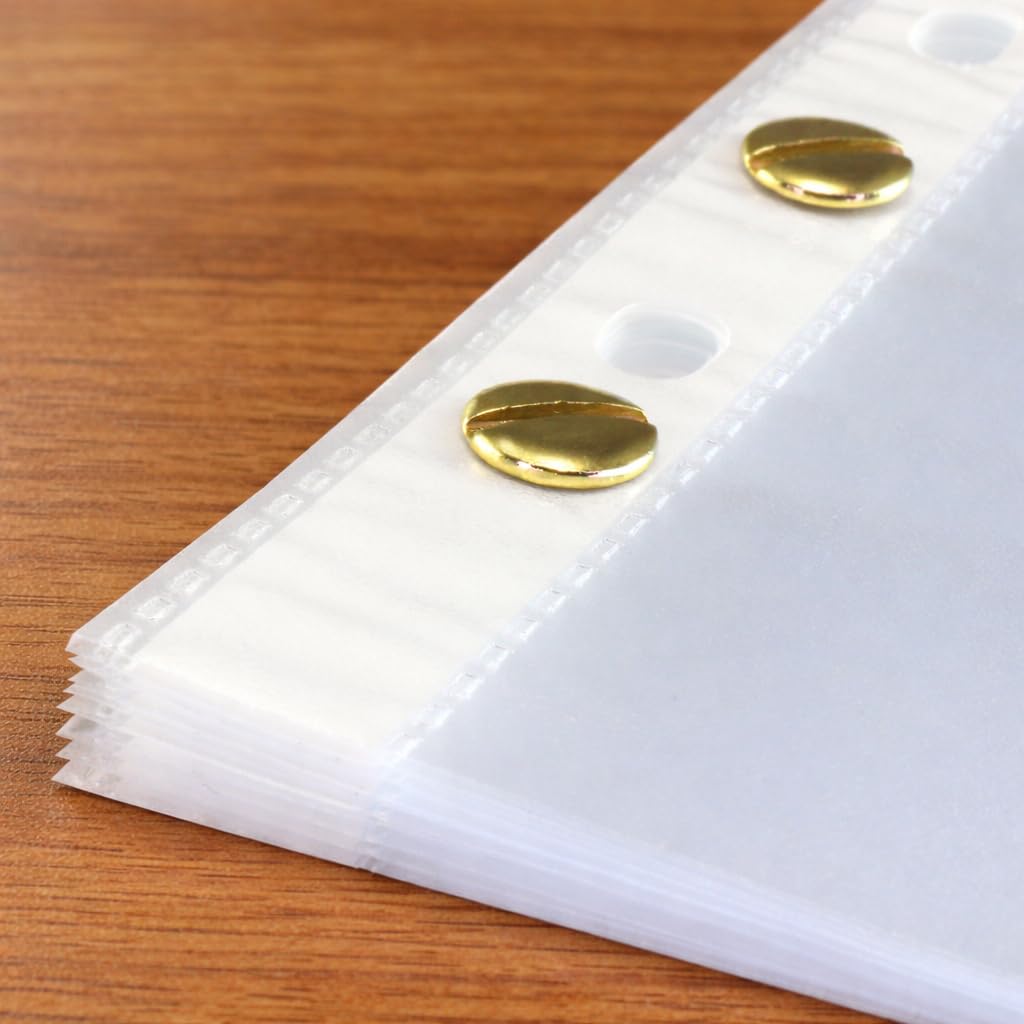 Detalle de Viti Chicago M4 per rilegatura – ottonate o nichelate, 12 mm, confezioni fino a 100 pezzi