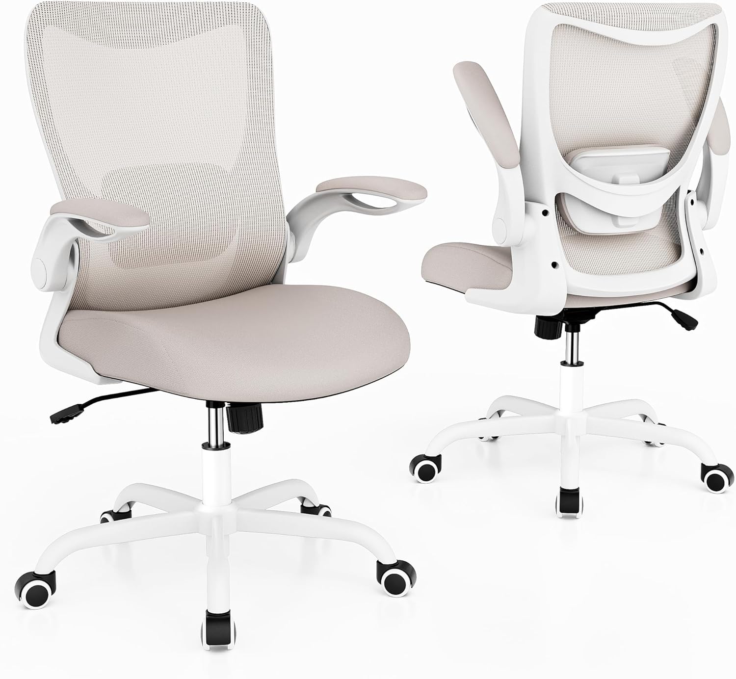 Thumbnail 5 de MUXX.STIL Office Chair: Ergonomic Mesh Chair with Adjustable Lumbar Support and Flip-Up Armrests