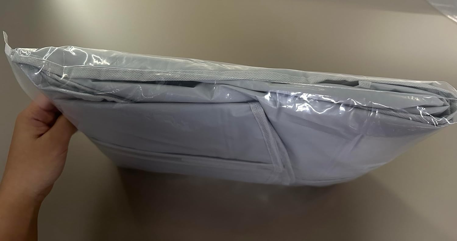Detalle de SQUASHIC Kleidersack 5er-Set 60×140 cm – mottensicher, mit Reißverschluss