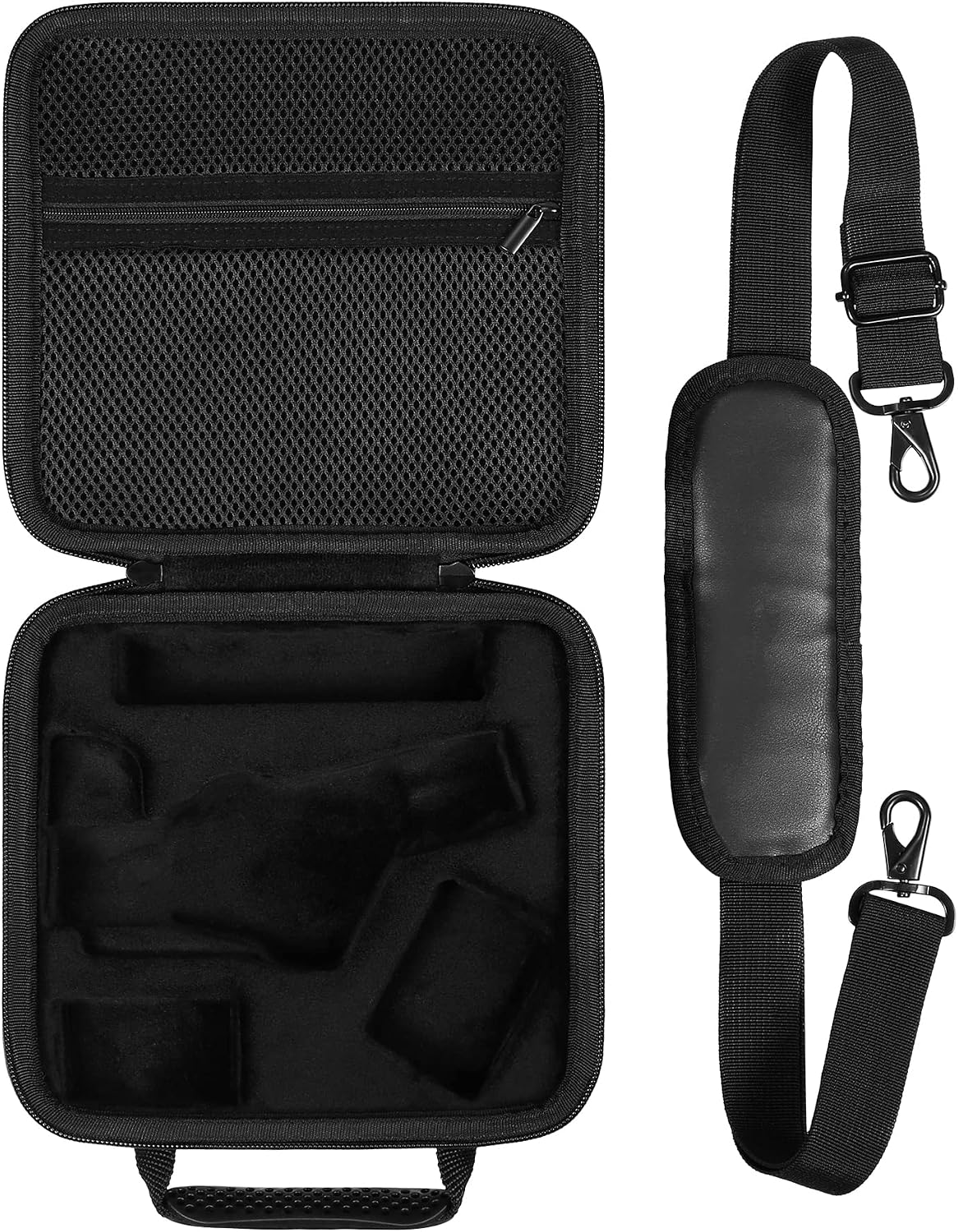 Thumbnail 3 de co2CREA Hard Travel Storage Case for DJI OSMO Mobile 6 and OM Fill Light Phone Clamp
