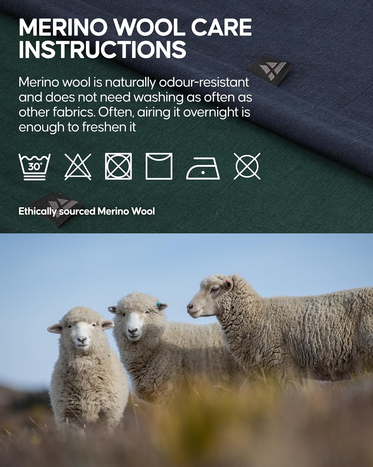 Thumbnail 4 de DANISH ENDURANCE Merino Wool Snood 140g/m²