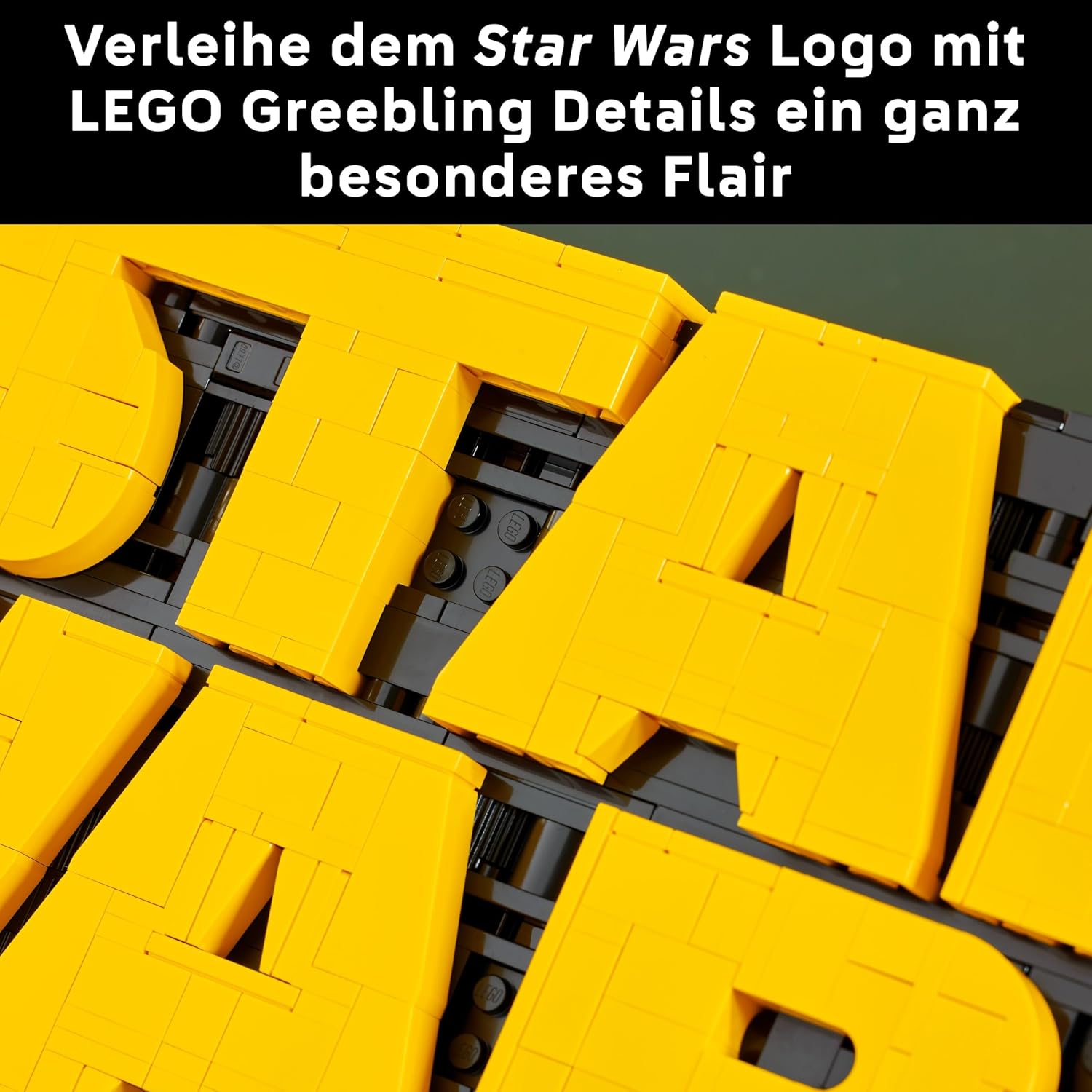 Detalle de LEGO Star Wars 75407 Logo aus Steinen – Ausstellungsstück für Erwachsene