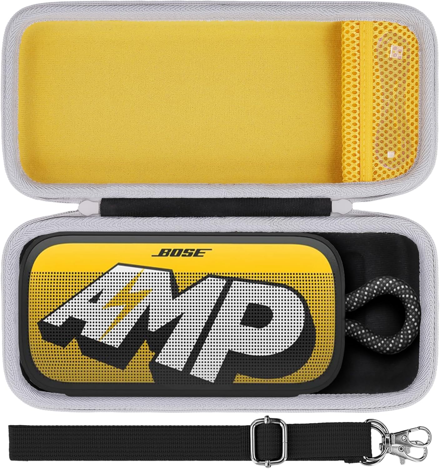 Detalle de Bose SoundLink Plus hard travel case with strap