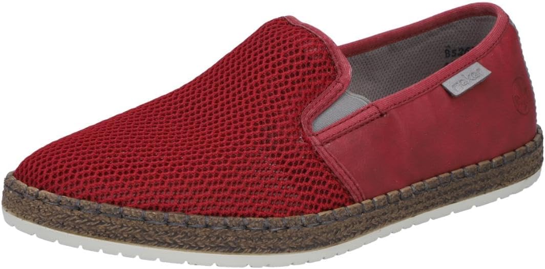 Detalle de Rieker Herren Slip-On Sneaker B5265 – bequeme, slip-in Halbschuhe