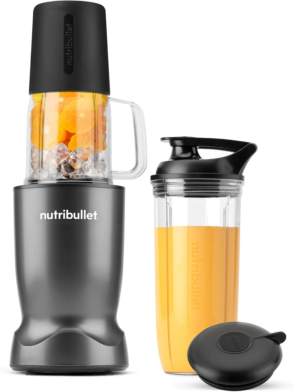 Detalle de NutriBullet Turbo Tumbler Edition NB30400C Personal Blender, 1,000-Watt, Two Cups