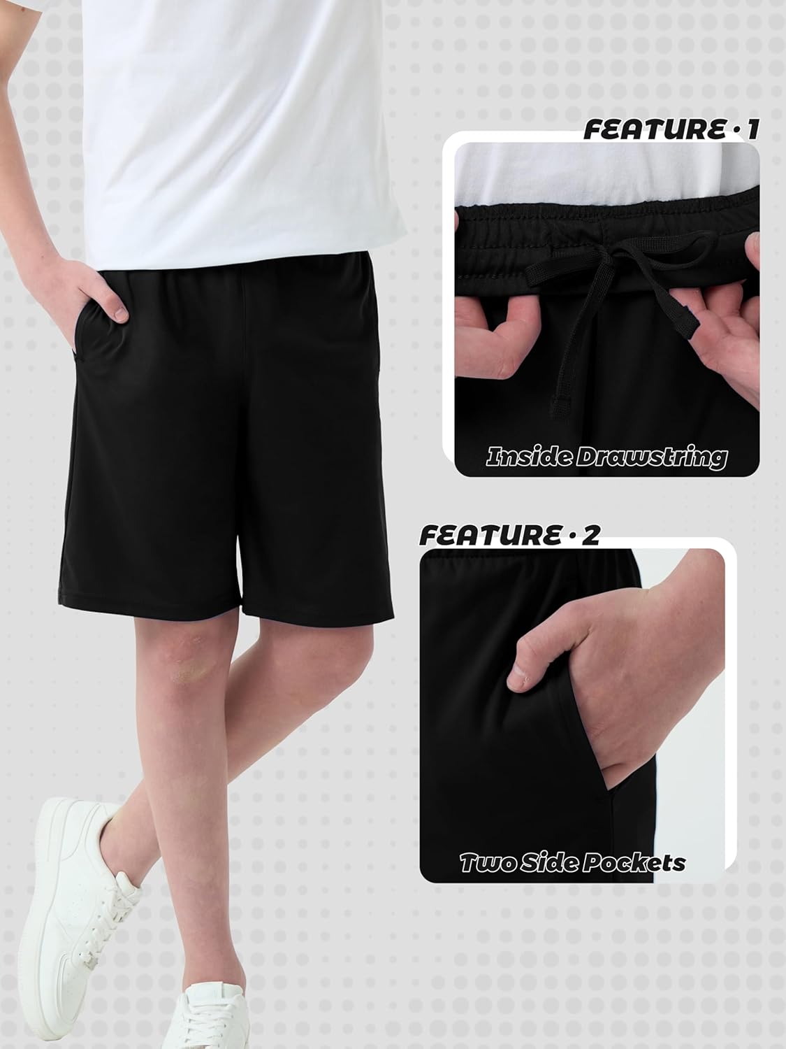 Thumbnail 2 de Boys athletic shorts 5-pack quick dry