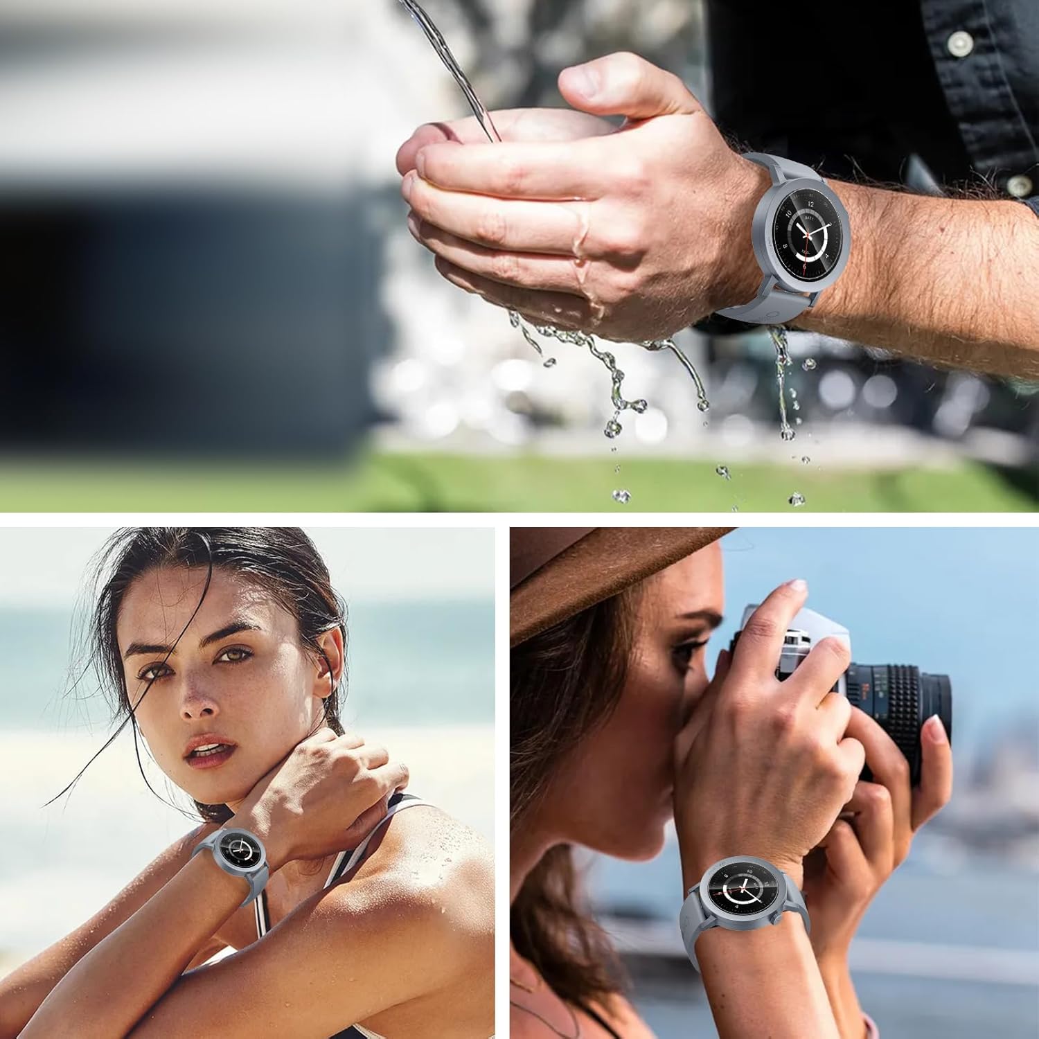 Thumbnail 4 de Hianjoo 6-Pack tempered glass screen protectors for CMF by Nothing Watch Pro 2 (ultra-clear, anti-scratch)