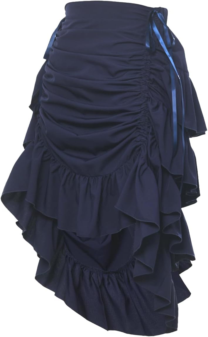 Thumbnail 6 de GRACEART Women's Victorian Steampunk Skirt Pirate Costume Burlesque