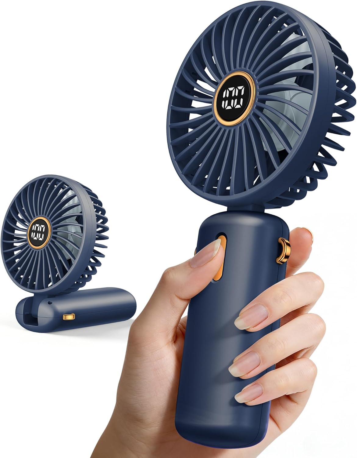Thumbnail 6 de MGVIH Handheld Fan: Portable USB-Charged Personal Cooling in a Pocket-Sized Package