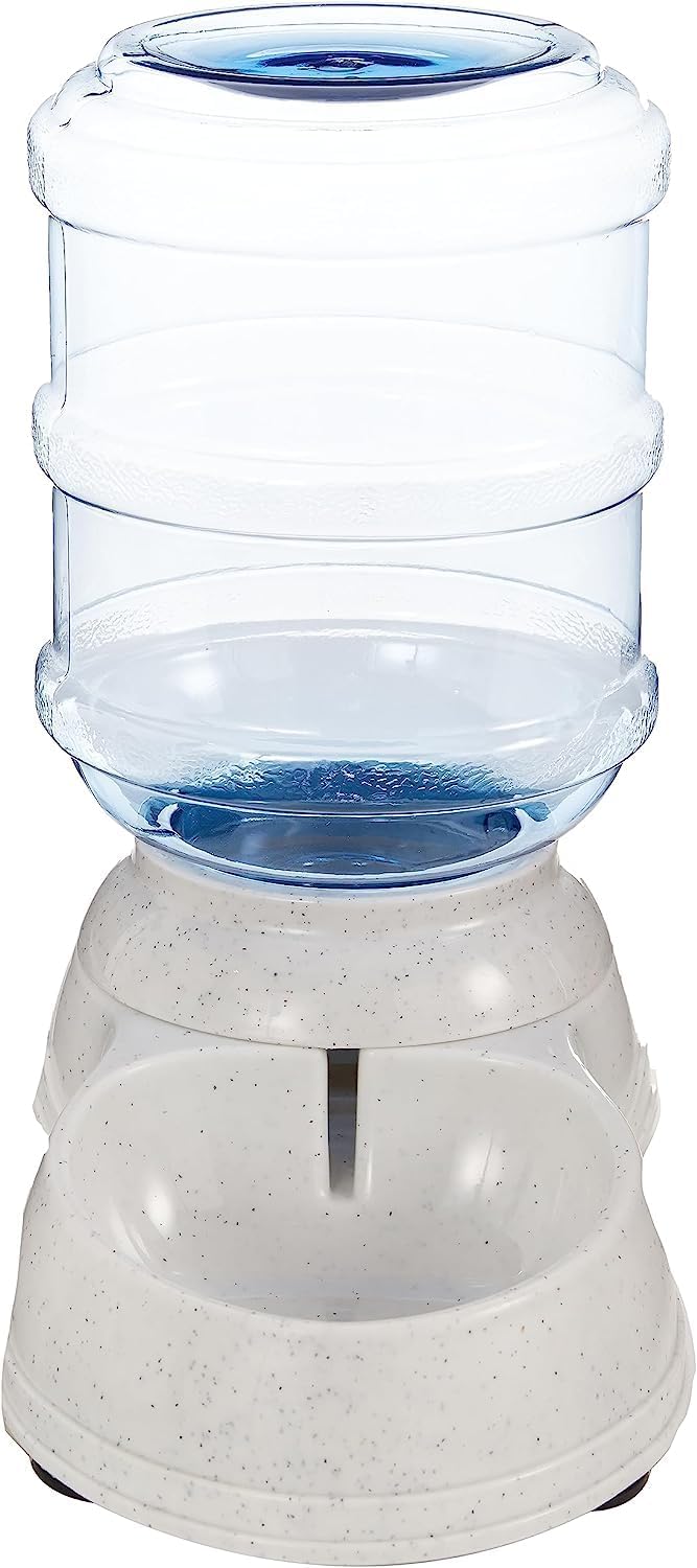 Detalle de Amazon Basics Dog and Cat Water Feeder (Small, 1 Gallon) – Transparent