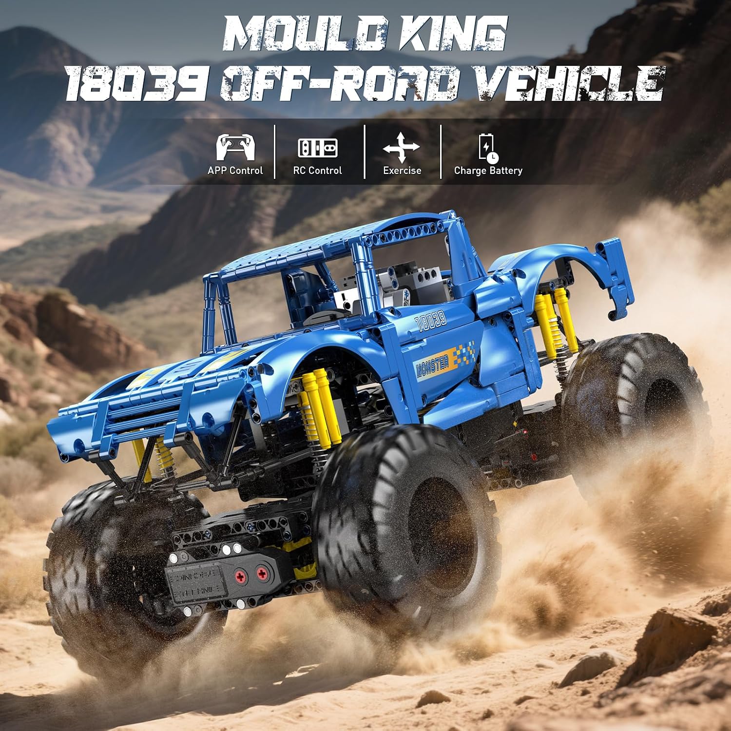 Detalle 2 de Mould King 18039 Geländewagen RC Baukasten