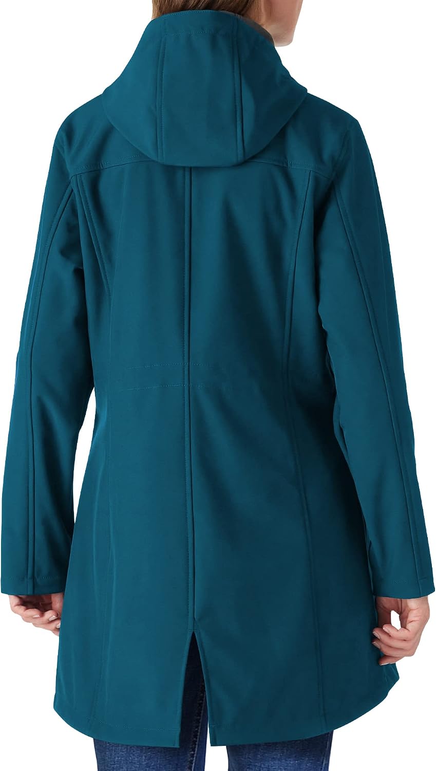 Thumbnail 1 de Damen Lange Softshell Regenjacke 8000mm