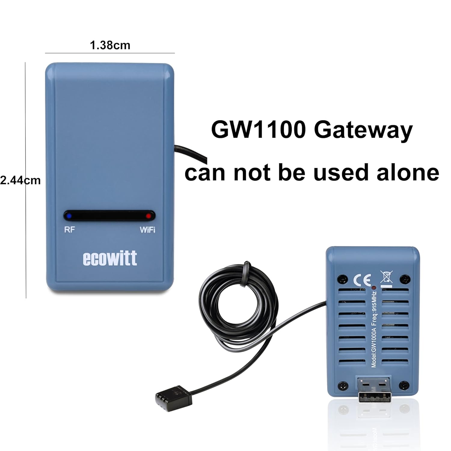 Detalle de Sensore meteo GW1101 7 in 1 con 868 MHz