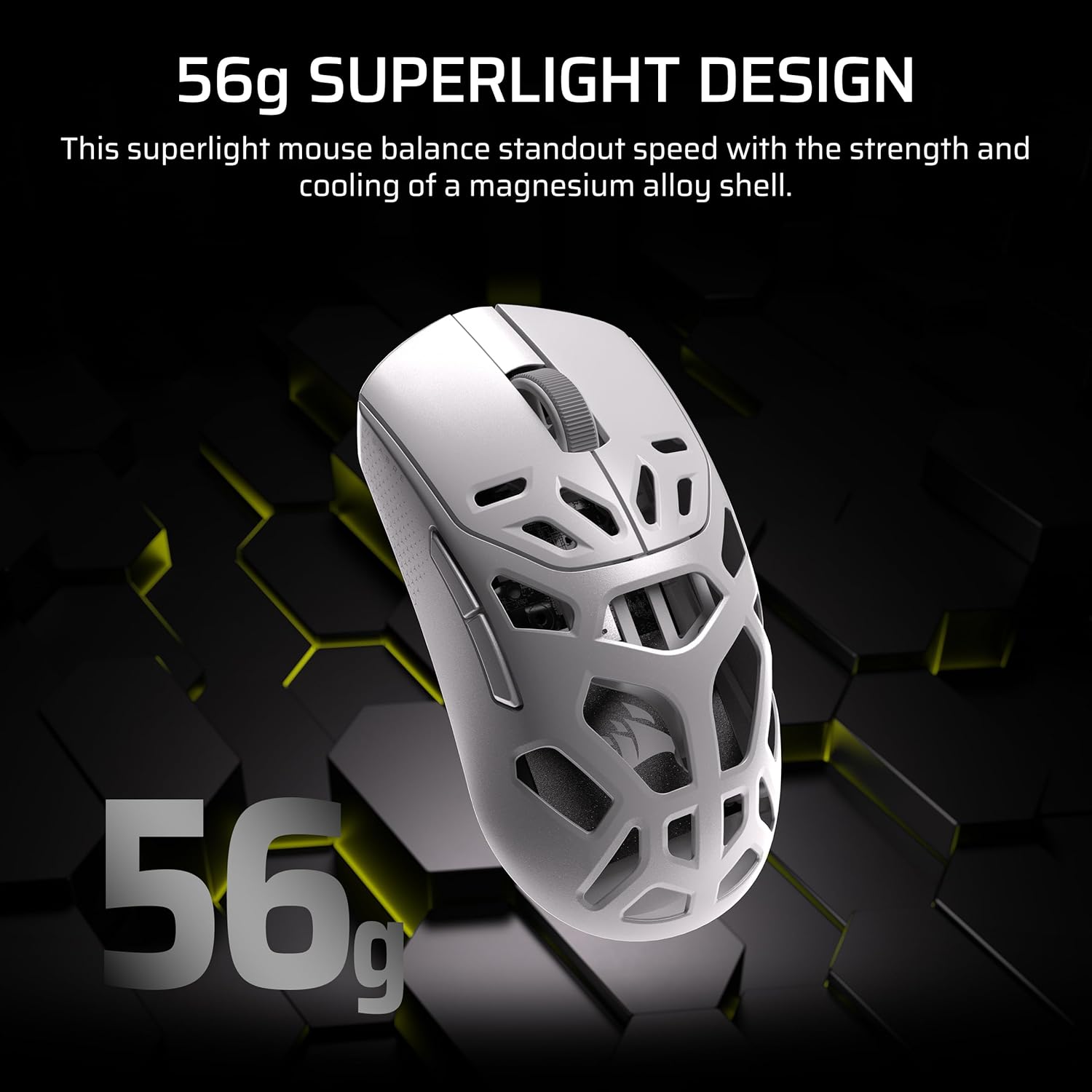 Thumbnail 3 de Corsair SABRE v2 PRO Wireless MG FPS Gaming Mouse (White) – MARKSMAN S, 33,000 DPI, 8,000Hz