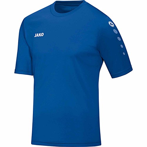 Detalle de JAKO Herren Team Fußballtrikot – Kurzarm, Royal, Größe M