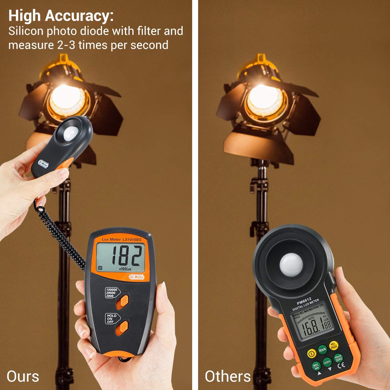 Thumbnail 2 de Dr.meter Light Meter lux meter 0-100,000