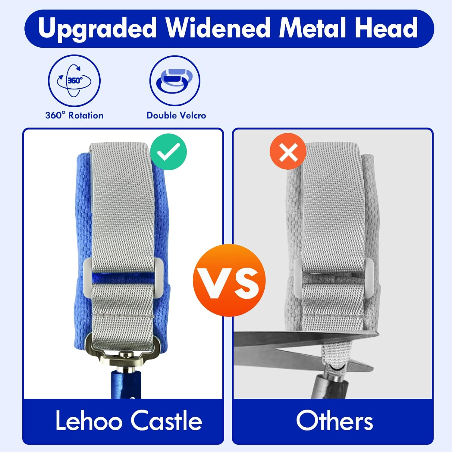 Thumbnail 4 de Lehoo Castle Baby Walking Reins (1.5m) with Induction Lock and Reflective Strip – Dark Blue