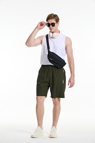 Thumbnail 8 de Cimic Pantalón corto de running para hombre con bolsillos y cremallera