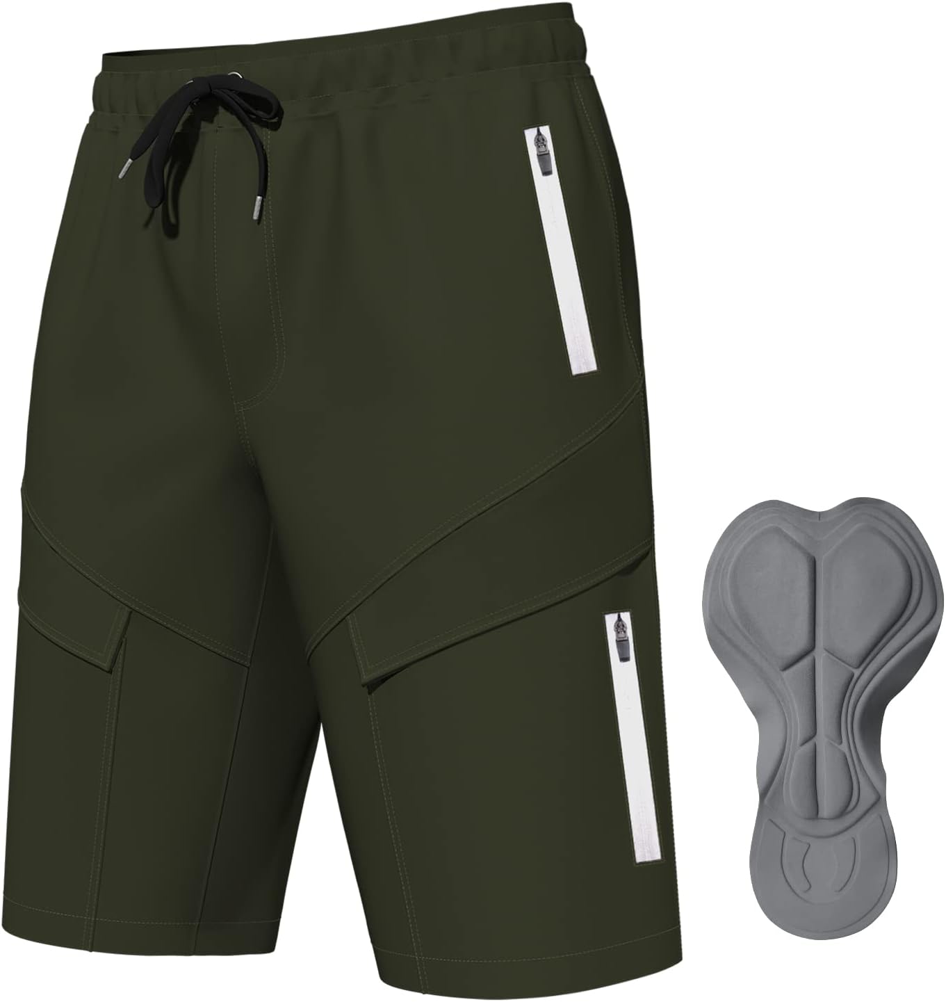 Thumbnail 6 de Lo.gas Radhose Herren Gepolstert Kurz 6 mit Taschen – Atmungsaktiv, bequem und sicher unterwegs
