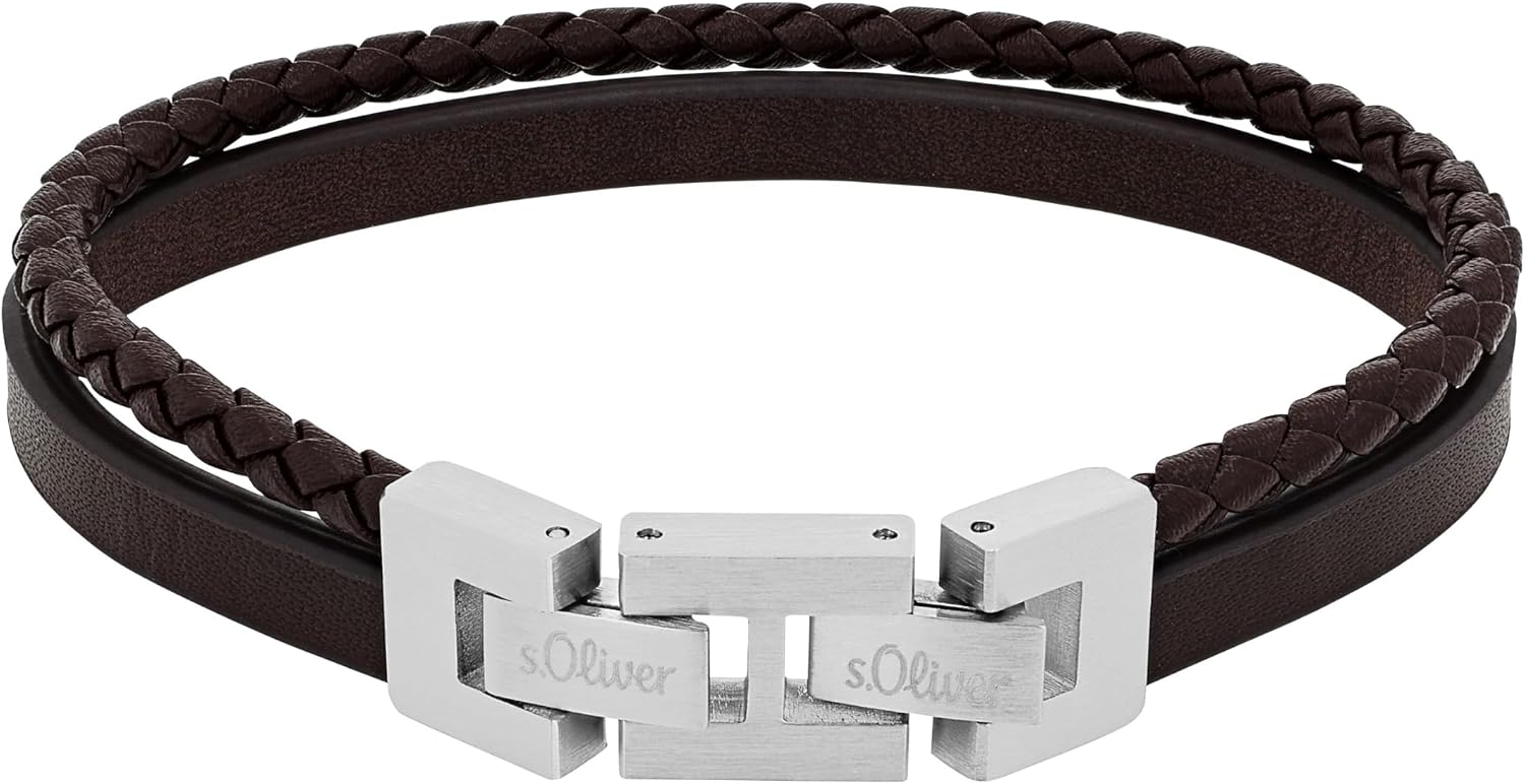 Detalle 2 de s.Oliver Herren Halskette & Armband mit 20+1,5 cm