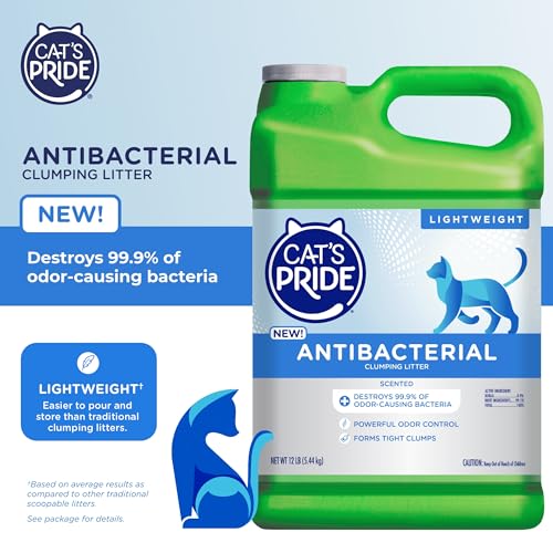 Detalle de Cat's Pride Antibacterial Litter, Odor-Eliminating Scented 12lb