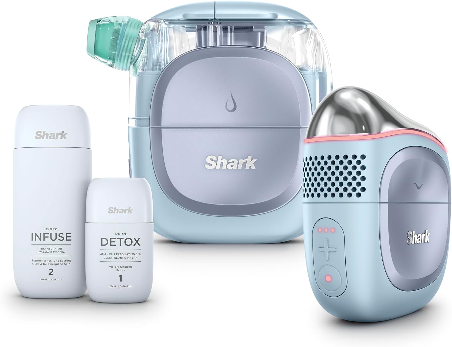 Detalle de Shark FacialPro Glow FH320 hydro facial 🧖