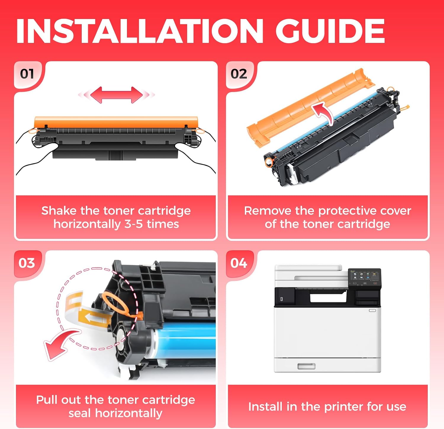 Thumbnail 3 de Canon 069H 4-Pack Toner Cartridge Set for MF753Cdw 🖨