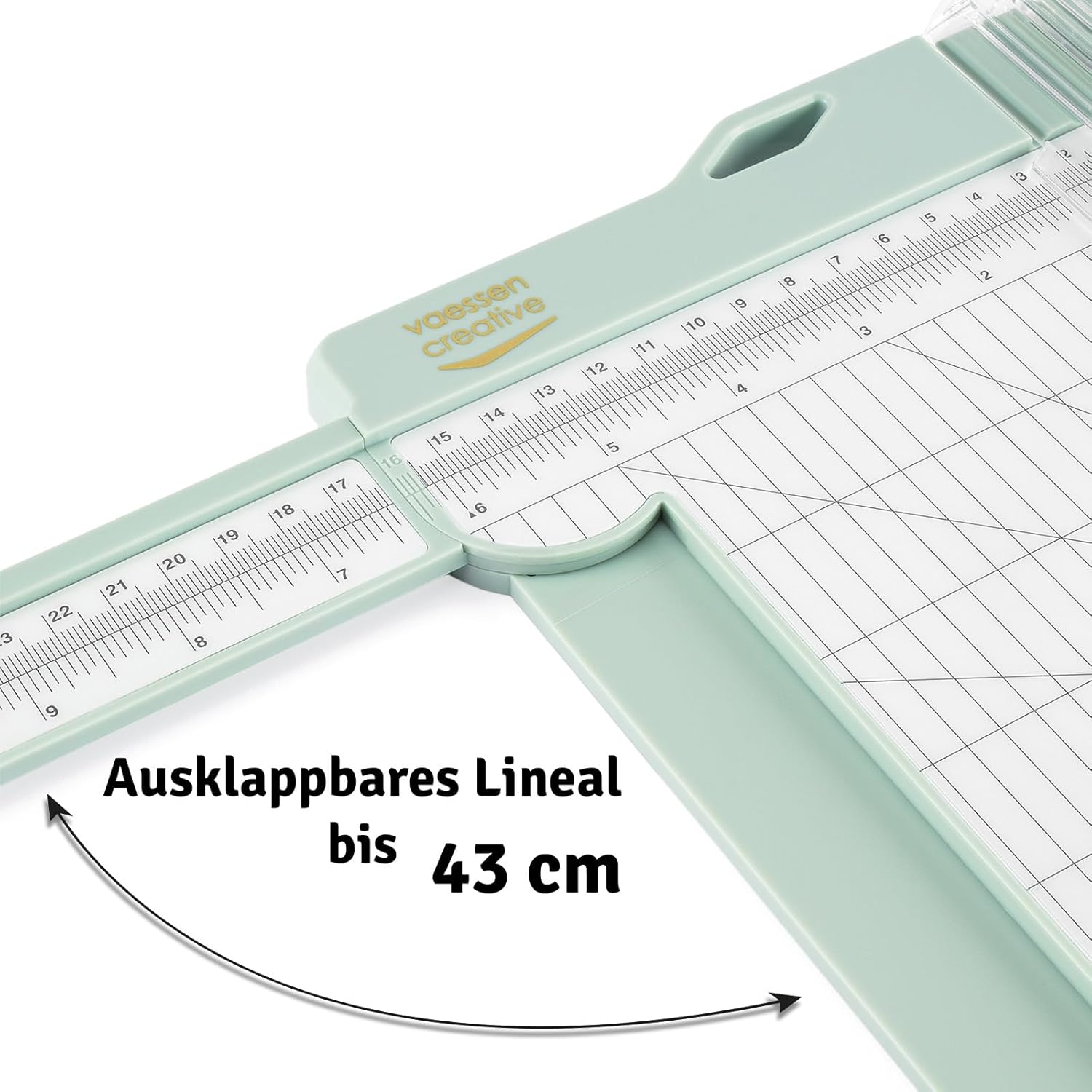 Thumbnail 6 de Vaessen Creative Papierschneider mit Falzbrett 15x30,5 cm – Mintgrün