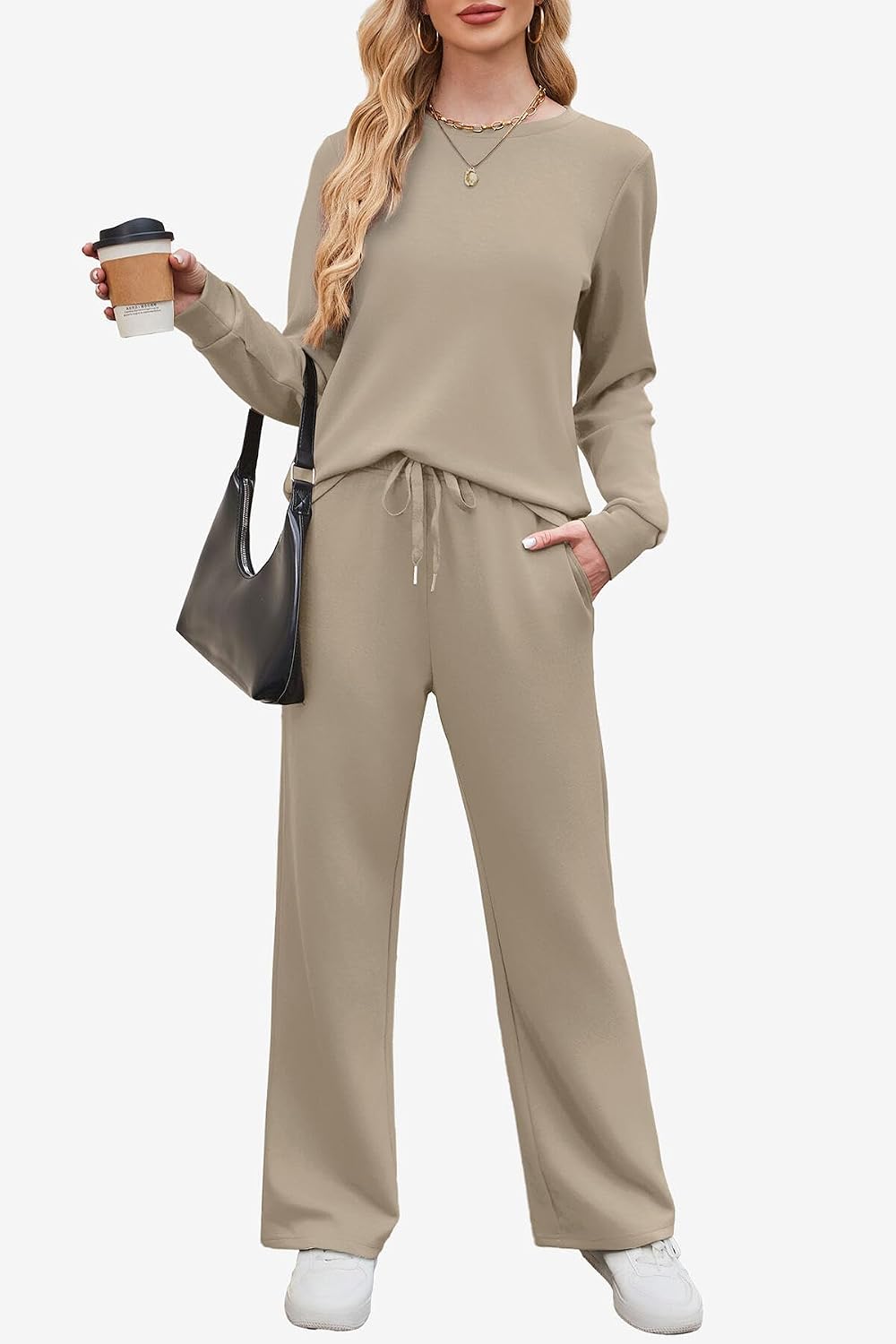 Thumbnail 1 de WIHOLL Lounge Sets 2-piece tracksuit for travel