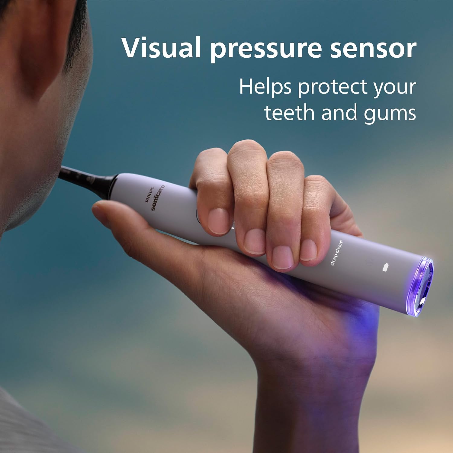 Detalle 2 de Philips Sonicare DiamondClean Smart 9300 Electric Toothbrush (HX9903/45) with App and Pressure Sensor