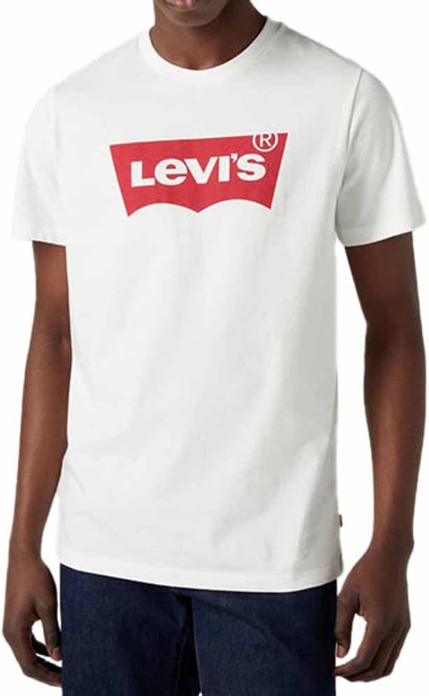 Detalle de Levi's Graphic Set-in Neck — Maglietta da Uomo, stile grafico e taglio classico