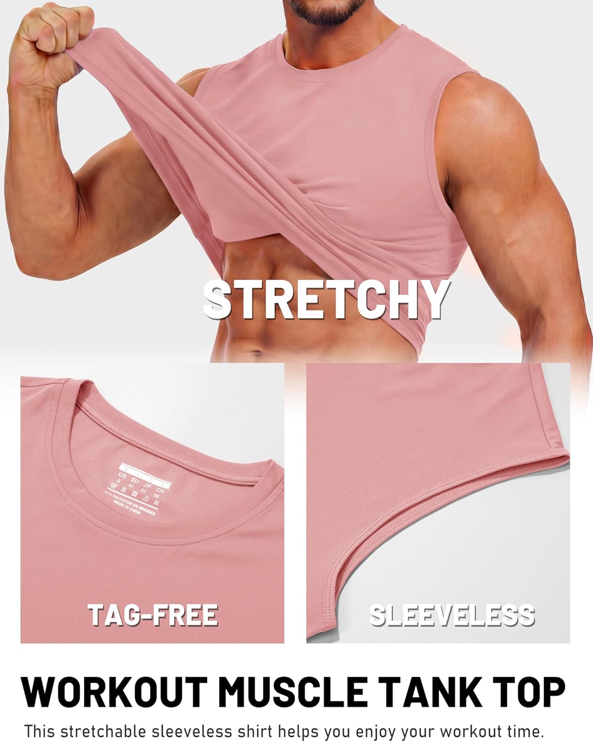 Thumbnail 5 de TACVASEN Men’s Sleeveless Quick-Dry Tank Tops with UPF 50+ Sun Protection