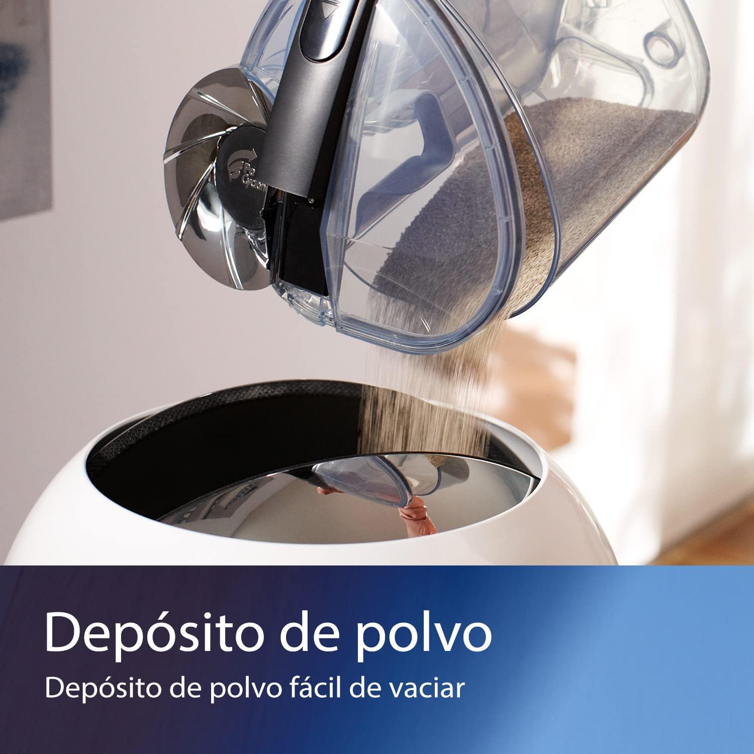 Detalle 2 de Philips 5000 Series Aspiradora Sin Bolsa 900W PowerCyclone🌀