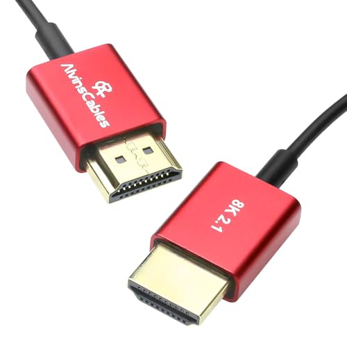 Thumbnail 2 de Alvin's Cables 8K 2.1 Micro-HDMI a HDMI: cavo ultrab thin per registrazione 4K/8K e video pro